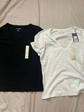 NWT Threshold Cotton Tees - Medium - Black, White